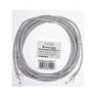 Патч-корд DORI, UTP 4 кат., RJ-45(m)-RJ-45(m), 3 м, серый - фото 51310017 Патч-корд DORI, UTP 4 кат., RJ-45(m)-RJ-45(m), 3 м, серый - фото 51310017