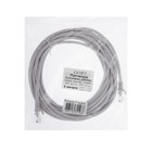 Патч-корд DORI, UTP 4 кат., RJ-45(m)-RJ-45(m), 5 м, серый - фото 51310020 Патч-корд DORI, UTP 4 кат., RJ-45(m)-RJ-45(m), 5 м, серый - фото 51310020