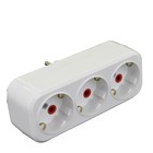 Разветвитель AY-KA на 3 гнезда с/з прямой 9580318