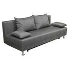 Диван прямой раскладной «Клик Мебель. Некст ЭКО», механизм еврокнижка, рогожка, цвет melange - Фото 5