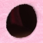 Домик для животных, с когтеточкой и полкой, джут, 32 х 32 х 64, розовый - фото 9280643