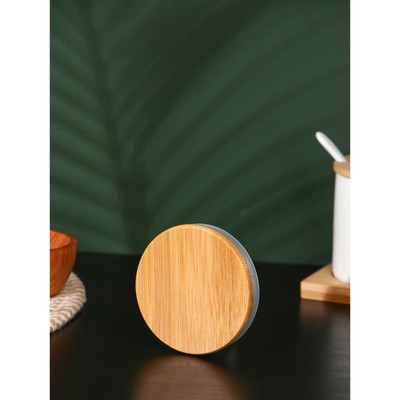 Крышка для чайника BellaTenero «ЭКО», d=8,1 см (7 см), бамбук, металл