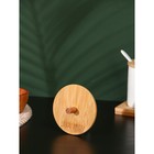 Крышка бамбуковая для чайника с ручкой BellaTenero «ЭКО», d=8,1 см (7 см) - фото 319429135