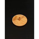 Крышка бамбуковая для чайника с ручкой BellaTenero «ЭКО», d=8,1 см (7 см) - фото 6895568