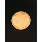 Крышка бамбуковая для чайника с ручкой BellaTenero «ЭКО», d=8,1 см (7 см) - фото 4378575