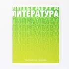 Тетрадь в линейку, предметная, 48 л., на скрепке, А5 «ГРАДИЕНТ. Литература» 9463167