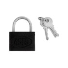 Замок навесной, материал корпуса чугун 40  мм, черный, 1 шт. - фото 22182102