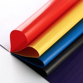 Бумага цветная двусторонняя А4 «Белочка» 16 листов 8 цветов мелованная, плотность 70-75 г/м?, обложка 80 г/м? (комплект 3 шт)