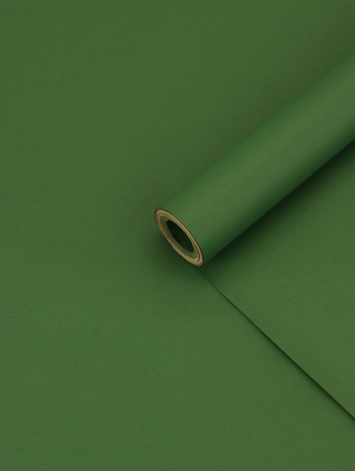 Бумага упаковочная крафт, хаки двухсторонняя, 0,68 х 10±5% м