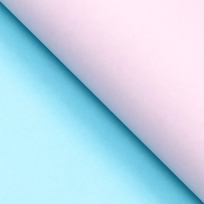 Бумага упаковочная крафт, пастель нежная - бирюзовый, 0.68×10 ±5% м