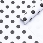 Бумага упаковочная крафт, горох, 0,68 х 10 м - фото 26606053