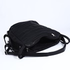 Рюкзак-сумка на молнии, 4 наружных кармана, цвет чёрный - Фото 5