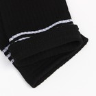 Носки женские высокие, цвет чёрный, размер 23 - фото 50748610