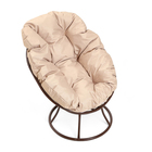 Кресло "Пончик" с бежевой подушкой, 55 х 40 х 61 см - Фото 2