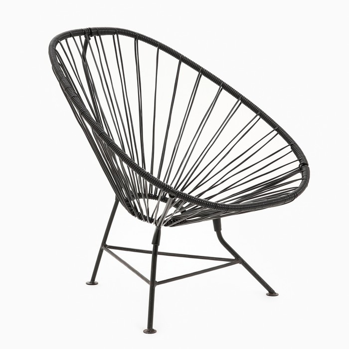 Кресло "Ракушка" мини, макс. нагрузка 90 кг, 60 х 60 х 58 см - фото 1909170396