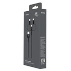 Кабель 3 в 1 PERO DC-06 Universal, USB - microUSB/Lightning/Type-C, 2.4 А, 2 м, черный - фото 51462347 Кабель 3 в 1 PERO DC-06 Universal, USB - microUSB/Lightning/Type-C, 2.4 А, 2 м, черный - фото 51462347