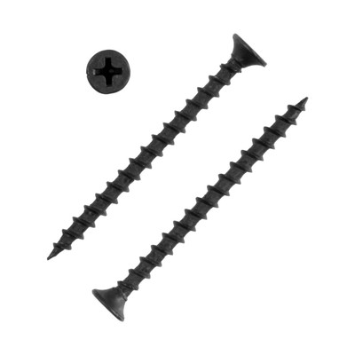 Саморез по дереву 4.8×152 мм, крупная резьба, фосфатированный, в упаковке 15 кг