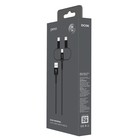 Кабель 3 в 1 PERO DC-06 Universal, USB - microUSB/Lightning/Type-C, 3 А, 1 м, черный - фото 51462434 Кабель 3 в 1 PERO DC-06 Universal, USB - microUSB/Lightning/Type-C, 3 А, 1 м, черный - фото 51462434