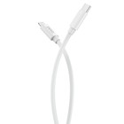 Кабель PERO DC-08 PD, Lightning - Type-C, 3 А, 20 Вт, 1 м, быстрая зарядка, белый - фото 51462437 Кабель PERO DC-08 PD, Lightning - Type-C, 3 А, 20 Вт, 1 м, быстрая зарядка, белый - фото 51462437