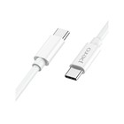 Кабель PERO DC-08 PD, Type-C - Type-C, 3 А, 20 Вт, 1 м, быстрая зарядка, белый - фото 51462443 Кабель PERO DC-08 PD, Type-C - Type-C, 3 А, 20 Вт, 1 м, быстрая зарядка, белый - фото 51462443
