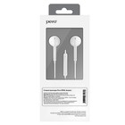 Наушники PERO EP02, вкладыши, микрофон, 110 дБ, 32 Ом, 3.5 mm, 1.2 м, белые - фото 51310065 Наушники PERO EP02, вкладыши, микрофон, 110 дБ, 32 Ом, 3.5 mm, 1.2 м, белые - фото 51310065