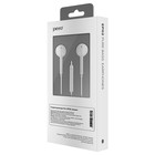 Наушники PERO EP02, вкладыши, микрофон, 110 дБ, 32 Ом, 3.5 mm, 1.2 м, белые - фото 51310066 Наушники PERO EP02, вкладыши, микрофон, 110 дБ, 32 Ом, 3.5 mm, 1.2 м, белые - фото 51310066