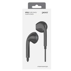 Наушники PERO EP02, вкладыши, микрофон, 110 дБ, 32 Ом, 3.5 mm, 1.2 м, черные - фото 51310070 Наушники PERO EP02, вкладыши, микрофон, 110 дБ, 32 Ом, 3.5 mm, 1.2 м, черные - фото 51310070