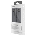 Наушники PERO EP02, вкладыши, микрофон, 110 дБ, 32 Ом, 3.5 mm, 1.2 м, черные - фото 51310072 Наушники PERO EP02, вкладыши, микрофон, 110 дБ, 32 Ом, 3.5 mm, 1.2 м, черные - фото 51310072