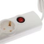 Удлинитель Luazon Lighting ECO,5 розеток,2 м,10 А,2200 Вт,ПВС 3х0.75мм2, с з/к белый - фото 51327406 Удлинитель Luazon Lighting ECO,5 розеток,2 м,10 А,2200 Вт,ПВС 3х0.75мм2, с з/к белый - фото 51327406