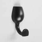 Крючок мебельный CAPPIO CHALICE, однорожковый, черный - Фото 2