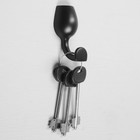 Крючок мебельный CAPPIO CHALICE, однорожковый, черный - Фото 3