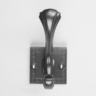 Крючок мебельный CAPPIO CKD028 ETERNITY, двухрожковый, черный - Фото 4