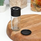 Мельница для специй, в сборе с керамическим механизмом 100 мл, цвет черный - фото 24478792