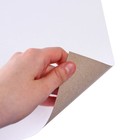 Картон белый, А4, 16 листов, немелованный, односторонний, в папке, 220, г/м², Тачки - фото 8508517
