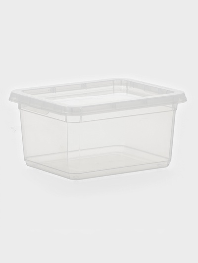 Контейнер для хранения Palm, 2 л, 19×15.3×9.8 см, с крышкой, прозрачный