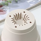 Горшок для цветов с поддоном Mint, 1,2 л, d=15 см, h=11,3 см, цвет светло-бежевый - Фото 5