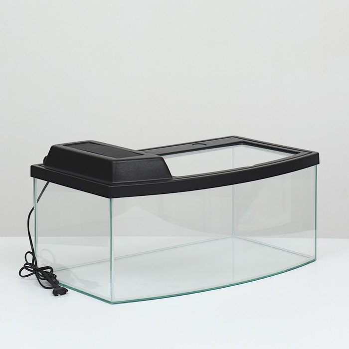 Террариум телевизор панорамный с крышкой, 50 л - Фото 1