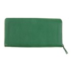 Кошелек женский "Сьюзи" 6 отделов, отдел для кредиток, зеленый - Фото 2