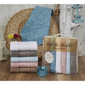 

Полотенце махровое Jaklin, размер 70x140 см, цвет микс