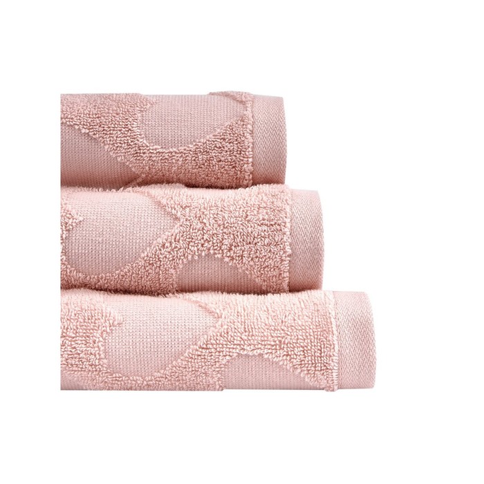 Полотенце махровое Sofi De Marko Love, 550 гр, размер 30х50 см, цвет розовый - Фото 1