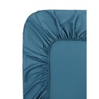 Простыня «Мармарис», размер 160х200х30 см, цвет серо - голубой - Фото 2