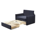 Прямой диван «Атика 100», механизм выкатной, велюр, цвет катания стил - Фото 4
