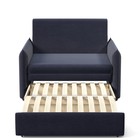 Прямой диван «Атика 100», механизм выкатной, велюр, цвет катания стил - Фото 7