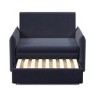 Прямой диван «Атика 100», механизм выкатной, велюр, цвет катания стил - Фото 8