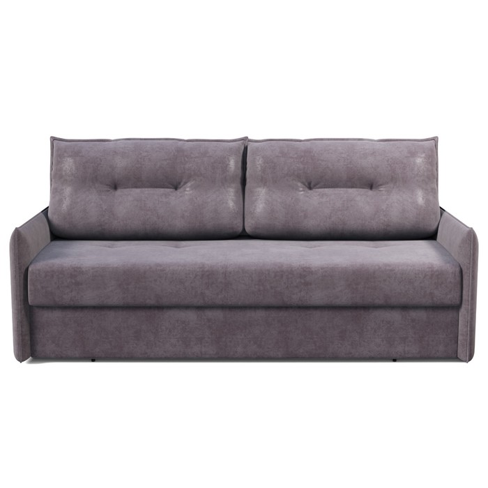 Прямой диван «Аура», механизм еврокнижка, велюр, цвет ноел ява - Фото 1