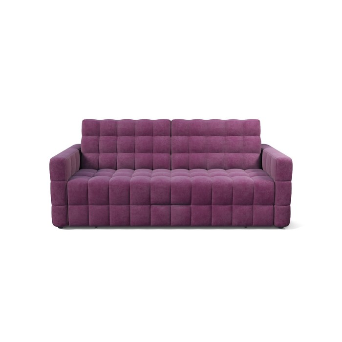 Прямой диван «Флореста 3», механизм тик-так, велюр, цвет модус 16