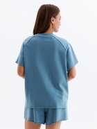 Комплект женский (майка, шорты) MINAKU: Casual Collection, пепельный, размер 44 - фото 22183463