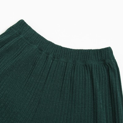 Костюм женский (лонгслив, брюки) MINAKU: Casual Collection, зелёный, размер 46