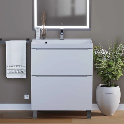 Тумба напольная Uperwood, под раковину Uperwood Tanos, 70, 2 ящика, цвет белый