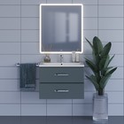 Зеркало для ванной Uperwood Foster 70х80 см, с LED-подсветкой - Фото 3